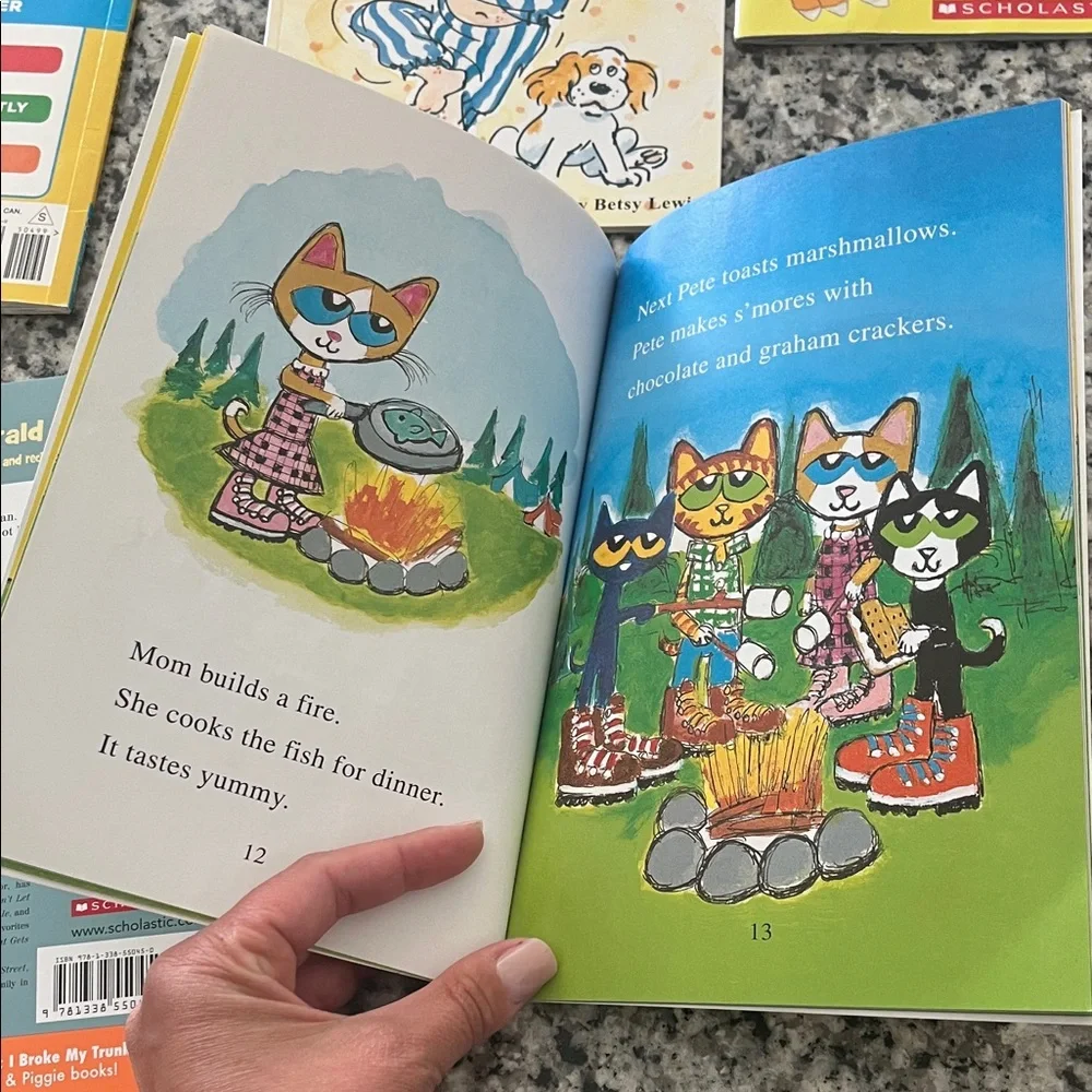 Level 1 Kids Books Pete the Cat Dinotrux Dexter Pig In a Wig Elephant and Piggie - Picture 9 of 10